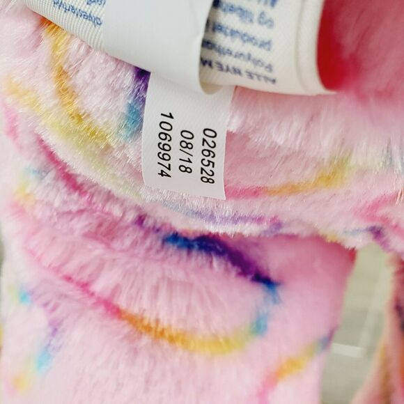 NWT Build A Bear Rainbow Smiles Condo Cub Plush Valentine's Day Hearts Pink BABW - Picture 6 of 6